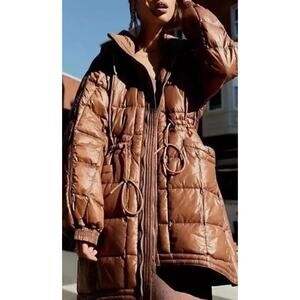 FP Movement by Free People Brown Quilted Jacket